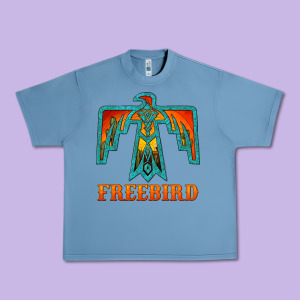 Thunderbird Freebird Urban Heavy Tee Designed By Jahusdesignshop