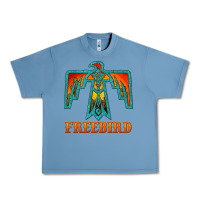 Pebble Blue thunderbird freebird Urban Heavy Tee - JahusDesignShop
