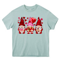 Arona valentines day gnomies with heart balloon Heavy Core Tee - NancyCooperArtShop