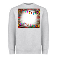 Heather Grey christmas bleach effect tumler Heavyweight Sweatshirt - CowCowDesign