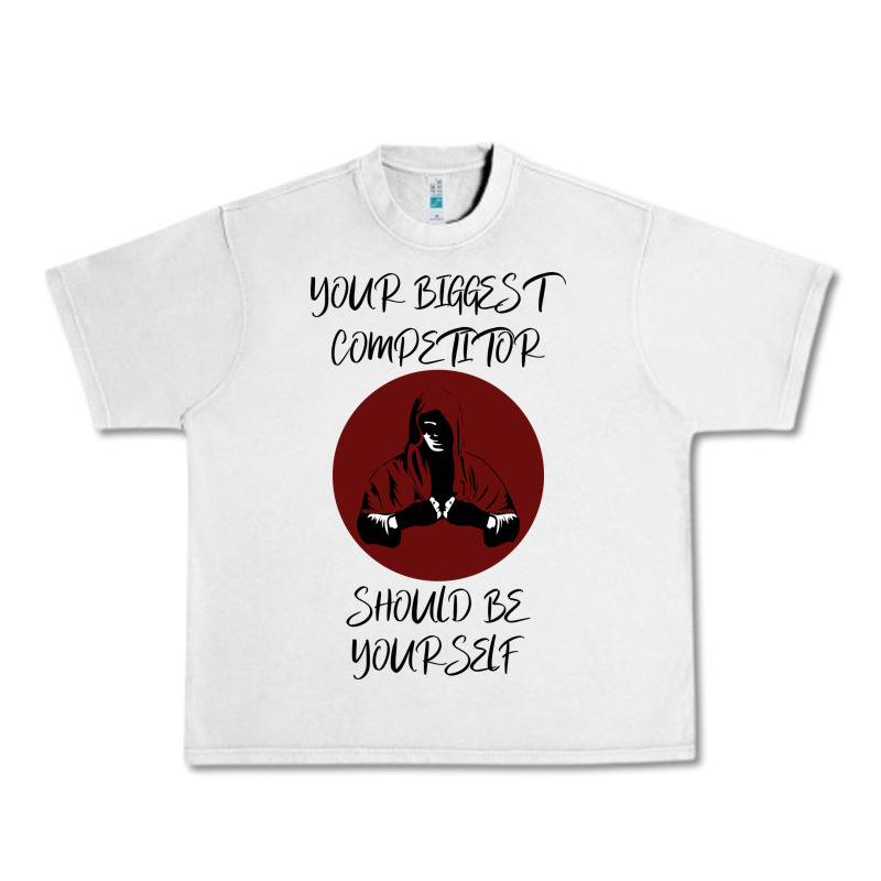 Your Biggest Competitor Urban Heavy Tee by Bettercallsaul | Teevron