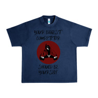 Navy Your Biggest Competitor Urban Heavy Tee - Bettercallsaul