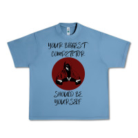 Pebble Blue Your Biggest Competitor Urban Heavy Tee - Bettercallsaul