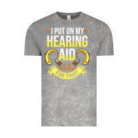 Cloud Rock hearing aid gift funny deaf awareness t shirt Vintage Tee - tuanDangUi