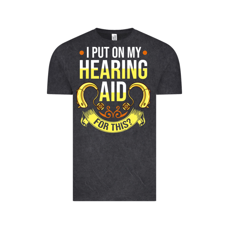 Hearing Aid Gift Funny Deaf Awareness T Shirt Vintage Tee by tuanDangUi | Teevron