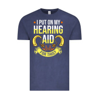 Vintage Denim hearing aid gift funny deaf awareness t shirt Vintage Tee - tuanDangUi