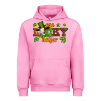 Fuchsia Pink st patricks one lucky heifer baby cow Urban Hoodie - Artiststas
