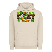 Pigment French Oak st patricks one lucky heifer baby cow Urban Hoodie - Artiststas