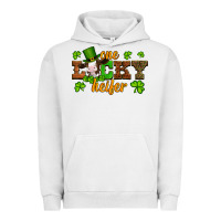Pigment Lunar Rock st patricks one lucky heifer baby cow Urban Hoodie - Artiststas