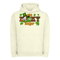 Pigment Pistachio st patricks one lucky heifer baby cow Urban Hoodie - Artiststas