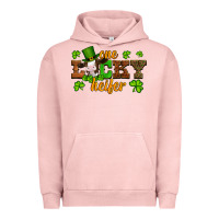 Pigment Salmon st patricks one lucky heifer baby cow Urban Hoodie - Artiststas