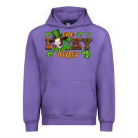Tulip st patricks one lucky heifer baby cow Urban Hoodie - Artiststas