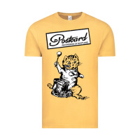 Vintage Mustard retro man postcard records Vintage Tee - tuanDangUi