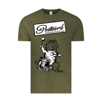 Vintage Olive retro man postcard records Vintage Tee - tuanDangUi