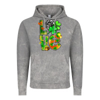 Cloud Rock st.patrick love with clover Vintage Hoodie - NancyCooperArtShop