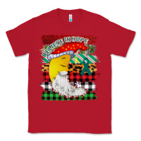 Red Christmas Brushstrokes Moon Classic Tee - Bettercallsaul