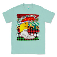 Seafoam Christmas Brushstrokes Moon Classic Tee - Bettercallsaul