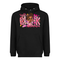 Black Pretty Black Educated Heavyweight Hoodie - CowhideDigitalArt