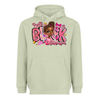 Matcha Pretty Black Educated Heavyweight Hoodie - CowhideDigitalArt