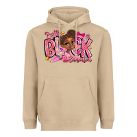 Mushroom Pretty Black Educated Heavyweight Hoodie - CowhideDigitalArt