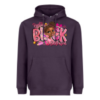 Plum Pretty Black Educated Heavyweight Hoodie - CowhideDigitalArt