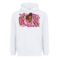 White Pretty Black Educated Heavyweight Hoodie - CowhideDigitalArt