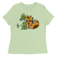 Sunflower Pumpkin Ladies Tee | Teevron