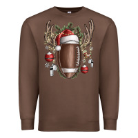 Chestnut christmas football Premium Sweatshirt - SublimationCraftShop