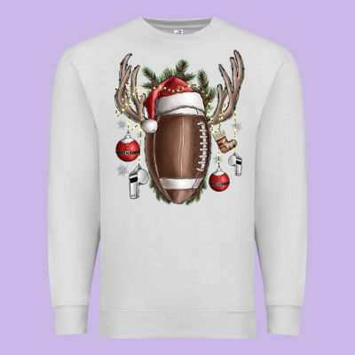 Christmas Football Premium Sweatshirt Designed By Sublimationcraftshop