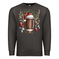 Smoke christmas football Premium Sweatshirt - SublimationCraftShop