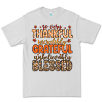 Dove Grey so very thankful incredibly grateful unbelievably Premium Tee - MaliasSmallBusiness