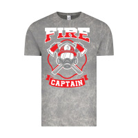 Cloud Rock fire captain firefighter fireman job Vintage Tee - tuanDangUi