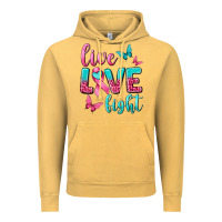 Vintage Mustard live love fight breast cancer Vintage Hoodie - texasbilliewilder