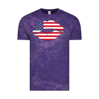 Cloud Purple American lip Vintage Tee - Bettercallsaul