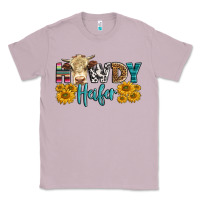 Lilac Western Howdy Heifer With Simmental Cow Classic Tee - LillyAllenDesigns