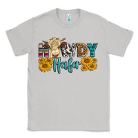 Moon Dust Western Howdy Heifer With Simmental Cow Classic Tee - LillyAllenDesigns