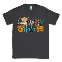 Smoke Western Howdy Heifer With Simmental Cow Classic Tee - LillyAllenDesigns