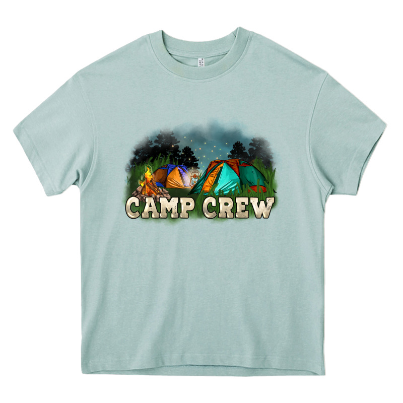 Camp Crew Heavy Core Tee by NancyCooperArtShop | Teevron