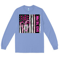 Colony Blue back the pink Long Sleeve Tee - TumblerDesignByShophia