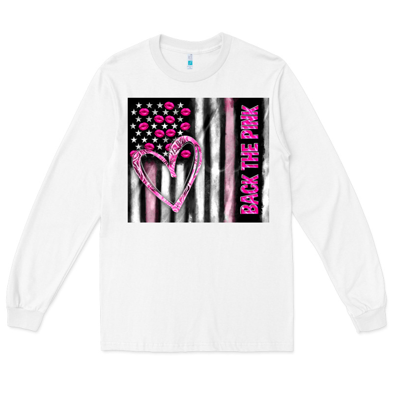 Back The Pink Long Sleeve Tee by TumblerDesignByShophia | Teevron
