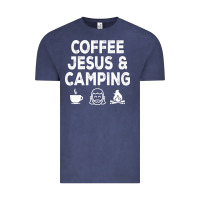 Vintage Denim camp camping camper campfire campsite hiking gift Vintage Tee - tuanDangUi