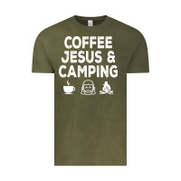 Vintage Olive camp camping camper campfire campsite hiking gift Vintage Tee - tuanDangUi