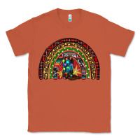 Copper Christmas cowboy boots rainbow Classic Tee - RanaPortraitStore