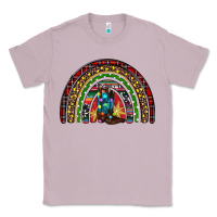 Lilac Christmas cowboy boots rainbow Classic Tee - RanaPortraitStore