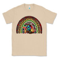 Mushroom Christmas cowboy boots rainbow Classic Tee - RanaPortraitStore