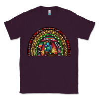 Plum Christmas cowboy boots rainbow Classic Tee - RanaPortraitStore