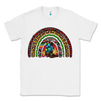 White Christmas cowboy boots rainbow Classic Tee - RanaPortraitStore