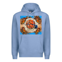 Colony Blue basketball Premium Hoodie - FaDigitalArtStudio