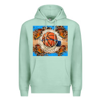Seafoam basketball Premium Hoodie - FaDigitalArtStudio
