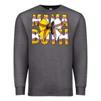Charcoal Heather Mama Of Both Premium Sweatshirt - CowhideDigitalArt